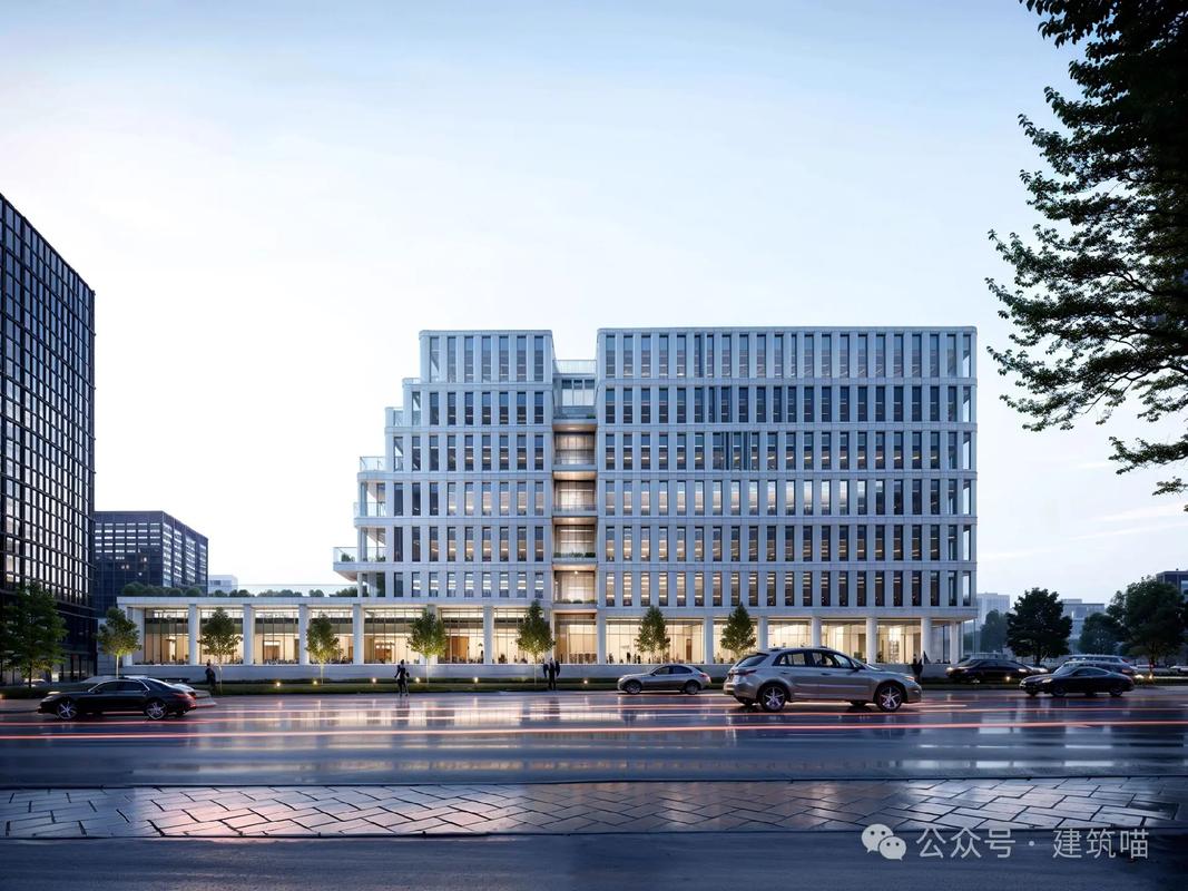 aigc办公建筑洗图